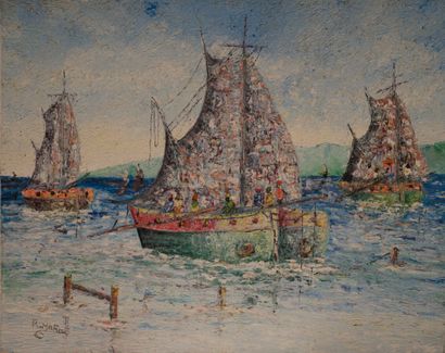 null Raoul MARIUS

Sailboats 

Oil on canvas, signed lower right

61 x 76 cm