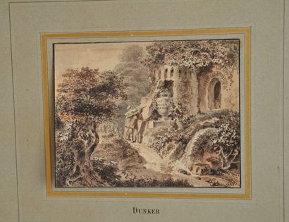 null Balthasar-Antoine DUNKER (1746-1807) 

« Et in Arcadia ego »

Plume et encre...