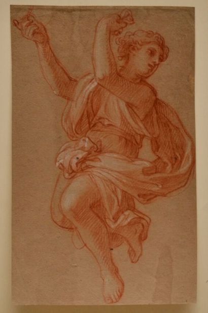 null François-Alexandre VERDIER (Paris 1651-1730) 

Figure féminine plafonnante

Sanguine...