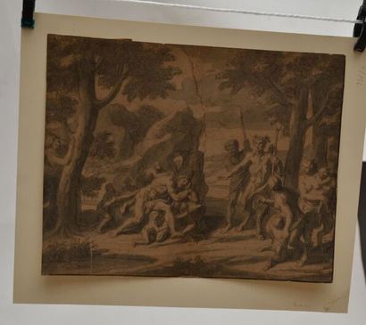 null François-Alexandre VERDIER (Paris 1651-1730) 

Le sommeil d'Hercule ?

Lavis...