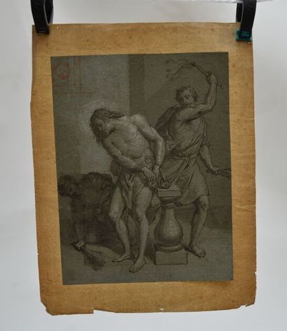 null Flemish school of the end of the 17th century 

The flagellation of Christ

Pen...
