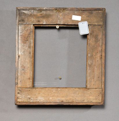 null Frame said to casseta in molded wood, blackened and gilded.
Italy.
16th century.
Dimensions...