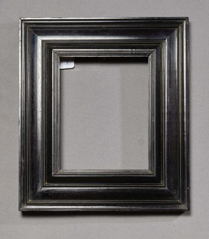 Frame with reversed profile in molded and...