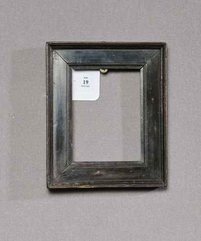 Small FRAME 
with cassetta in blackened wood.
Flanders....