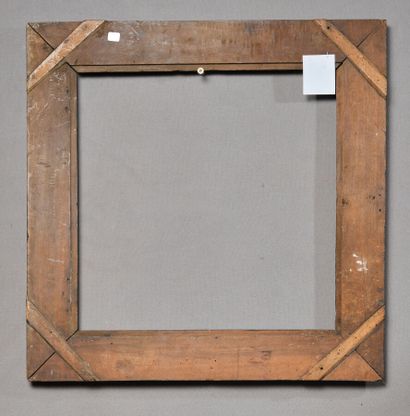 null FRAME 
Cassetta in molded wood and blackened formerly gilded. 
Italy.
17th century.
Dimensions...