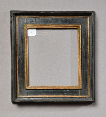 Frame said to casseta in molded wood, blackened...