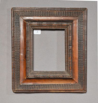 Frame with reversed profile out of wood with...