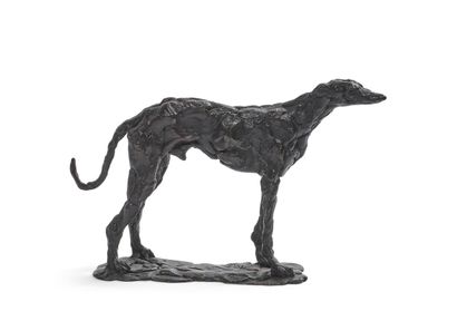 null LOCATELLI Claudio (born 1970) 
Greyhound 
Bronze with bluish patina, 
Monogram...