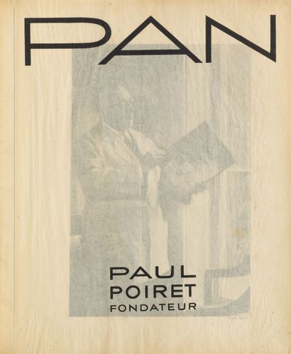 null [Paul POIRET] (1879-1944) 
"PAN - ANNUAIRE DU LUXE A PARIS - AN 1928", éditions...