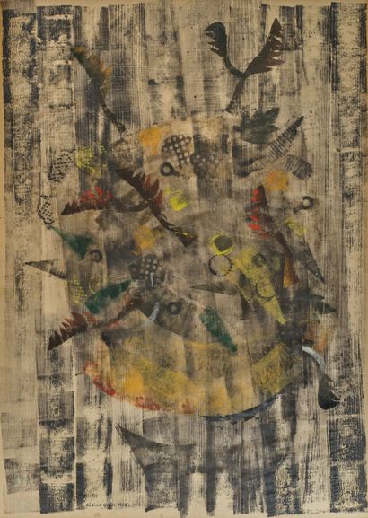 Sárika GOTH (1900-1991)
Composition abstraite...