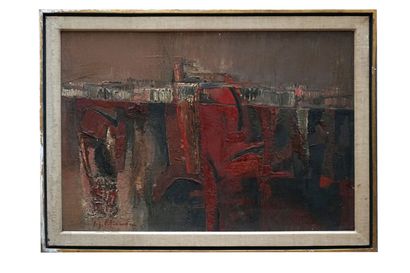 null KLIEMANN Carl-Heinz (1924 - 2016)
Abstraction rouge
Huile sur isorel signée...