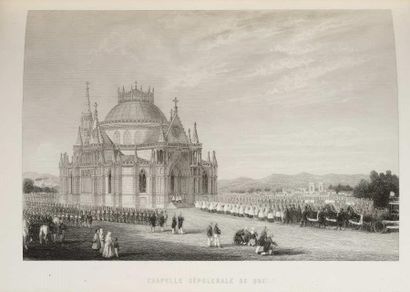 null Dreux, la Chapelle Sépulcrale. Paris, 1847.

Grand in-4°, reliure demi basane...