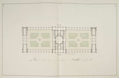 null FONTAINE Pierre François, Recueil de 41 planches dont l'aménagement de la Montagne...