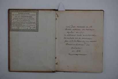 Copie d'un manuscrit de Monsieur de COTTE,...