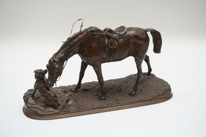 MENE Pierre-Jules (1810-1879)
Le cheval et...