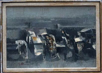 null KLIEMANN Carl-Heinz (1924 - 2016)
Abstraction grise
Huile sur isorel signée
52,5...