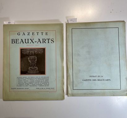 null Ensemble de livres :
La gazette des beaux art Mai-Juin 1957
+ Trois extraits...