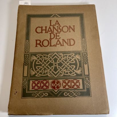 null J. Bédier 
"La Chanson de Roland"Illustré par paul Régnard Ed d'art Henri Piazza,...