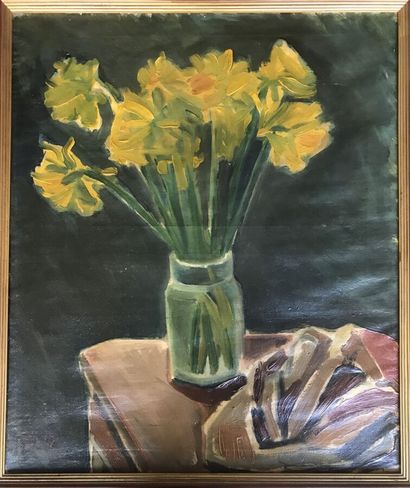 null Raymond BILLETTE (1875-1942)
Bouquet de fleurs
Huile sur toile,
Signée en bas...