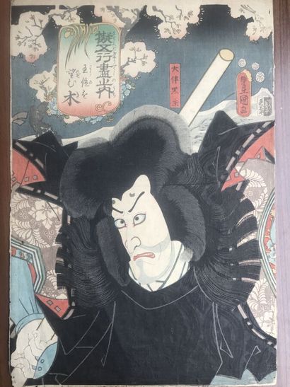null Utagawa (Kunisada) TOYOKUNI III (1786-1865)
Acteur
Estampe, 
Format Oban ta...