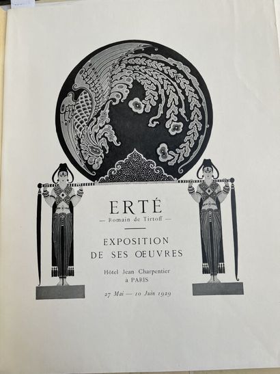 null ERTE (Romain de Toitoff dit). Exposition de ses oeuvres. 17 Mai-10 Juin 1929...