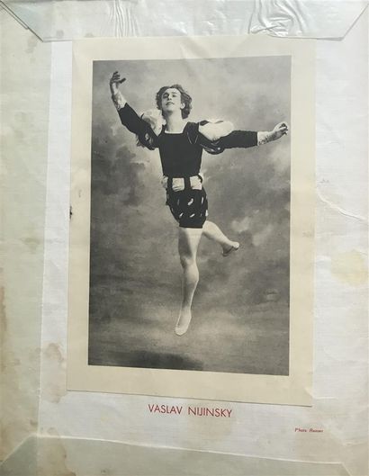 null NIJINSKY (Vaslav). Réunion de 2 programmes in-4.
	Exposition 15 Juin 1934. Préface...