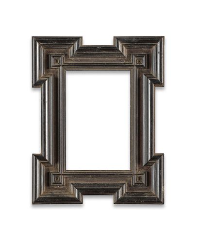 FRAME 
in blackened wood, the protruding...
