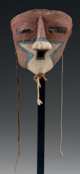 null Masque de Kachina, PUCH-TIHU Kachina Komanchi Mana? HOPI, Arizona, USA Circa:...