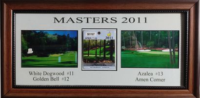null MASTERS, réunion de treize cadres souvenir du Masters d'Augusta entre 2005 et...