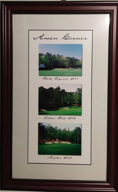 MASTERS, framed photographic print depicting...