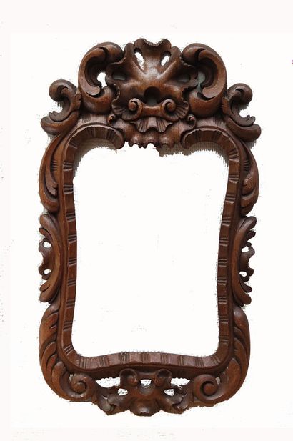 null FRAME - Rocaille style, 20th century (33 x 22 x 6 cm)
Molded and carved oak...