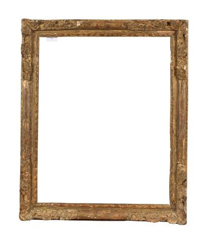 null FRAME - Louis XIV period (78 x 62 x 9 cm)
Carved and gilded oak FRAME with unhooked...