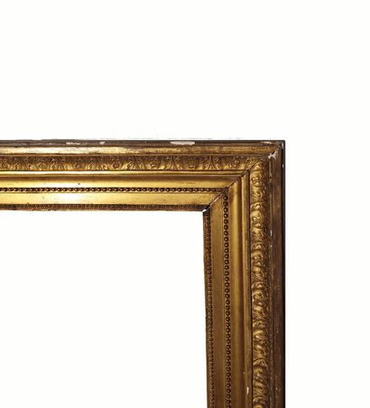 null FRAME - EMPIRE Period (34 x 29.5 x 8 cm)
Gilded oak and paste frame decorated...