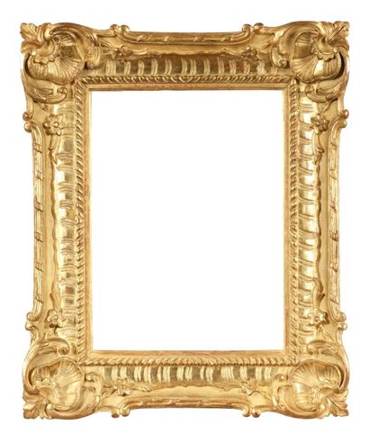 null FRAME - 19th century (42 x 31 x 9.5 cm)
Molded wood frame, carved in the Louis...