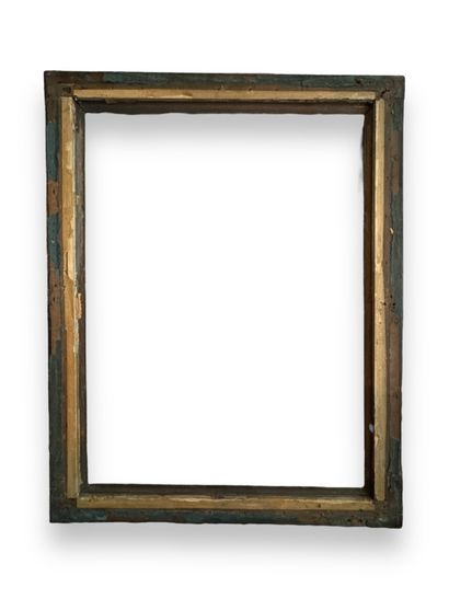 null FRAME - Netherlands, 17th century (55.4 x 41 x 5.8 cm) 
Blackened and gilded...