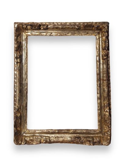 null FRAME - late 17th century (30 x 39.5 x 6.5 cm)
Carved and silvered wood frame...