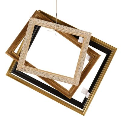null LOT OF FOUR FRAMES including :
- Montparnasse" frame in white rechampi wood
Dimensions:...