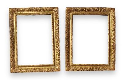 null PAIR OF FRAMES - Louis XIII period (18.5 x 13 x 3 cm)
A pair of carved and gilded...