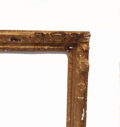 null FRAME - Louis XIV period (72.5 x 56 x 9 cm)
Frame in molded, carved and gilded...