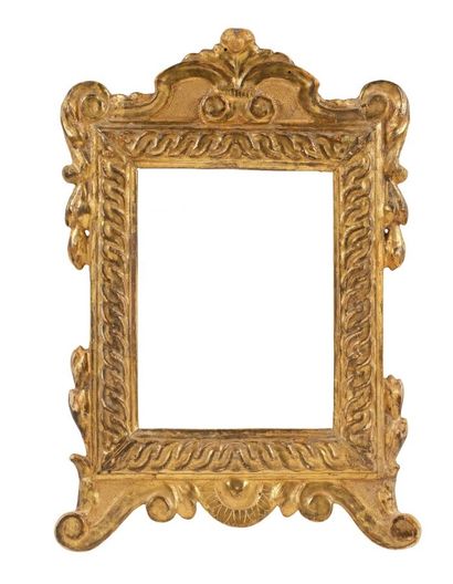 null CADRE Italie - XVIIIe siècle (21 x 16 x 8,5 cm)
CADRE en bois sculpté et doré...