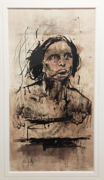null Christophe HOHLER (1961)
L'enfant sauvage
Lithographie, 
56 x 76 cm.
