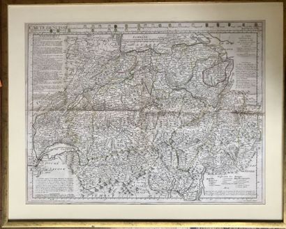 null Jean-Claude DEZAUCHE (1745-1824)
Carte - La Suisse nouvellement revue et augmentée...