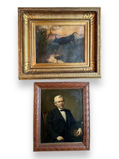 null DEUX ÉCOLES FRANCAISES - XIXe siècle

Portrait d'homme - 1891
Huile sur toile...