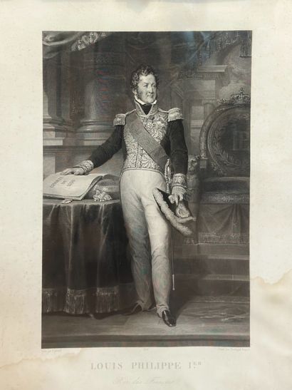 null Baron François GERARD (1770-1837) (d'après)
Portrait en pied de Louis-Philippe...