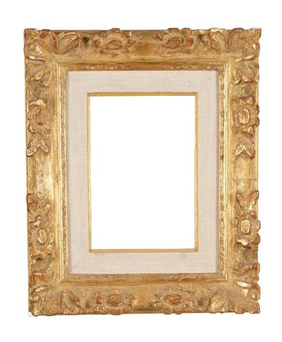 null CADRE - Style Louis XIII (16 x 11 x 7 cm) 
CADRE en bois et pâte dorée, 
Style...