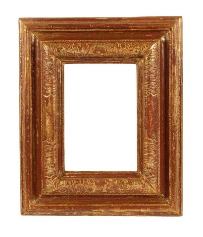 null CADRE - Italie, XVIIIe siècle (28 x 19 x 12 cm)
Cadre à profil renversé en bois...