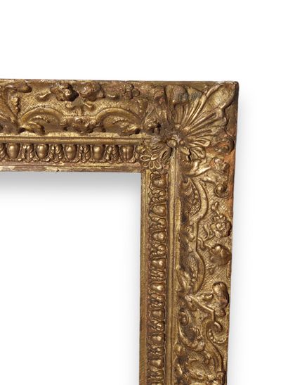 null CADRE - en partie d'époque Louis XIV (37 x 25,5 x 8 cm)
Cadre en bois et stuck...