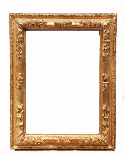 null CADRE - Époque Louis XIII (43 x 30,5 x 7 cm)
Cadre en bois mouluré doré à profil...
