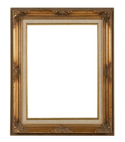 null CADRE - Style Louis XV (38,5 x 28,5 x 7 cm)
CADRE en bois et pâte dorée, 
Style...