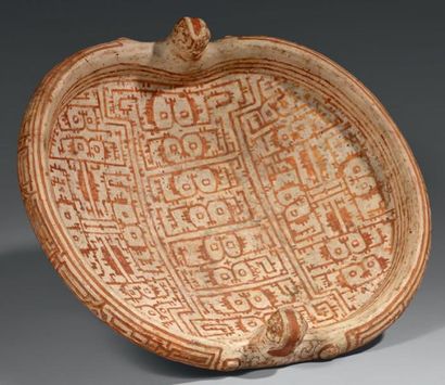  Ile de Marajo, embouchure de l'Amazone,Brésil, 400 -1350 Ceramic Dish, Marajao Culture,...